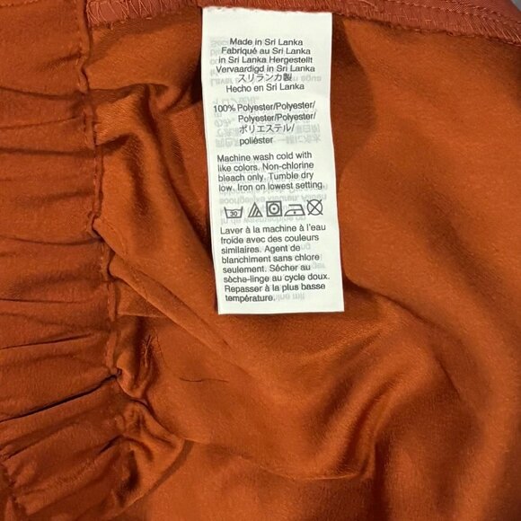 Madewell Womens Rust Paperbag Waist Shorts With Tie Belt Size 6 - Picture 5 of 6